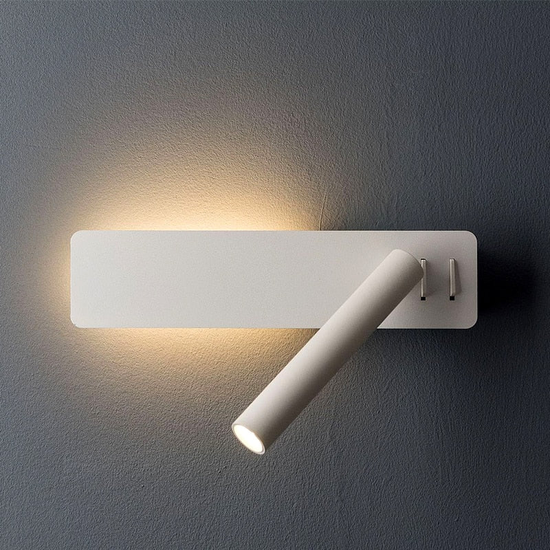 Drehbare LED-Lampe für flexibel einstellbare Bettbeleuchtung
