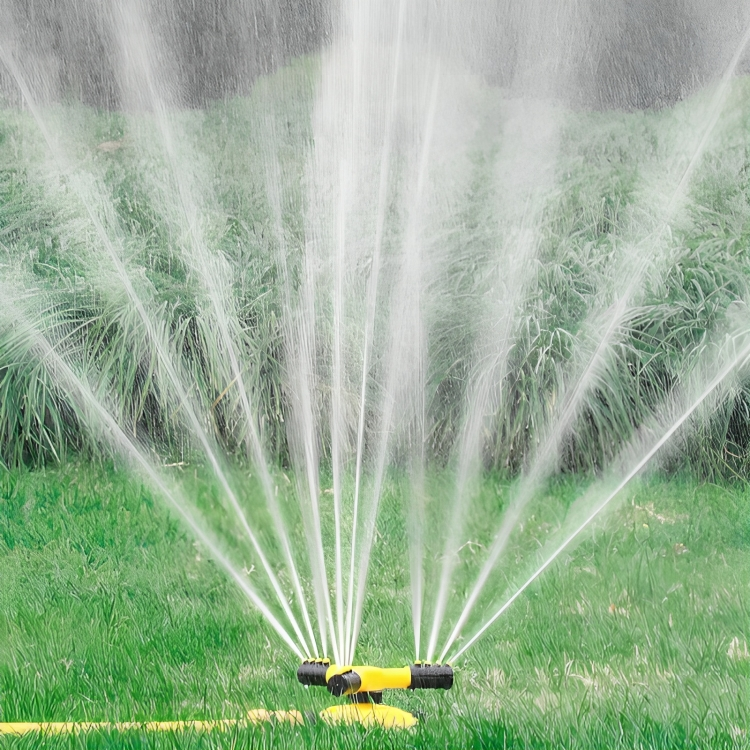 Rotierender Rasensprenger | 360°-Abdeckung, wassersparende Technologie und einstellbare Sprühfunktion für eine effiziente Gartenbewässerung