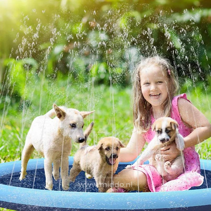 Erfrischender Wasserspass für Kinder und Haustiere