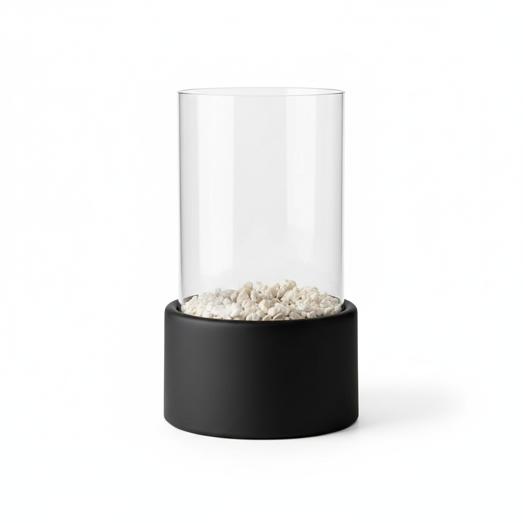 Rauchfreier Glas-Tischkamin – Gemütliche Atmosphäre für drinnen und draussen