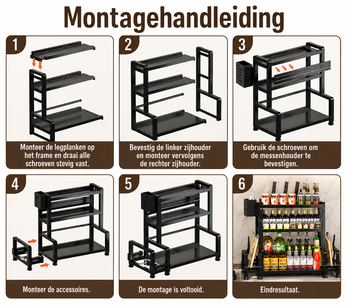 Gewürzregal Küchen-Organizer