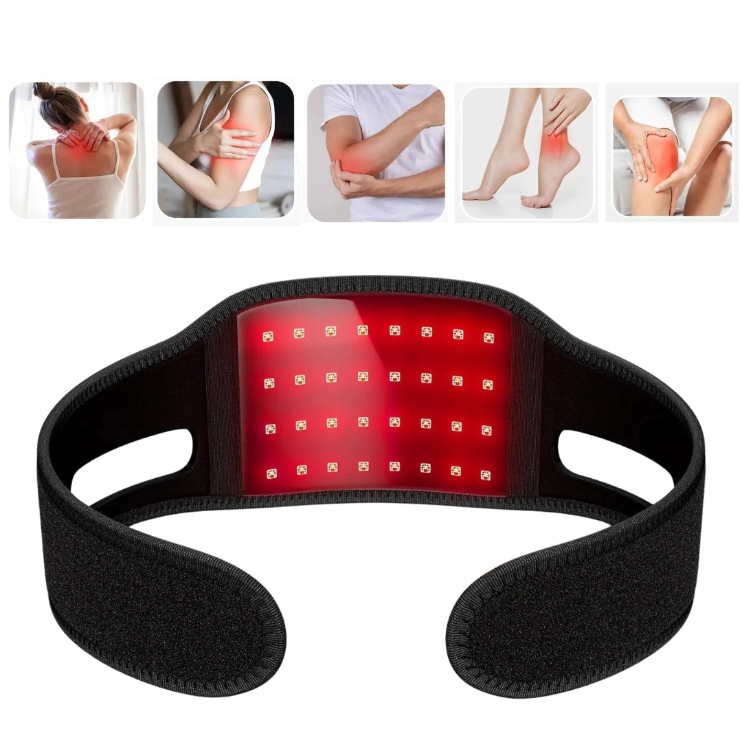 Beheizbares Nackenband mit Rotlichttherapie – Effektive Wärme und Massage zur Linderung von Nackenschmerzen