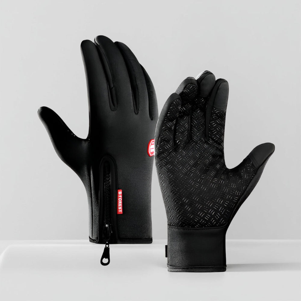Beheizbare Winter-Velo- und Skihandschuhe mit Touchscreen-Beschichtung