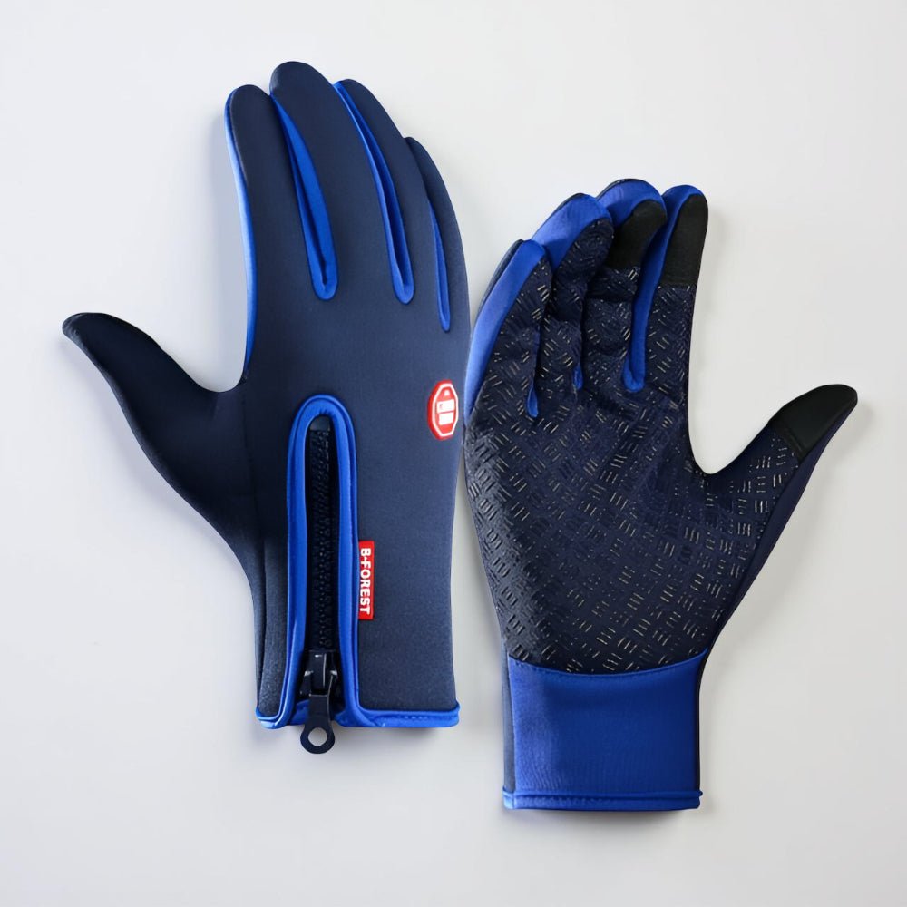 Beheizbare Winter-Velo- und Skihandschuhe mit Touchscreen-Beschichtung