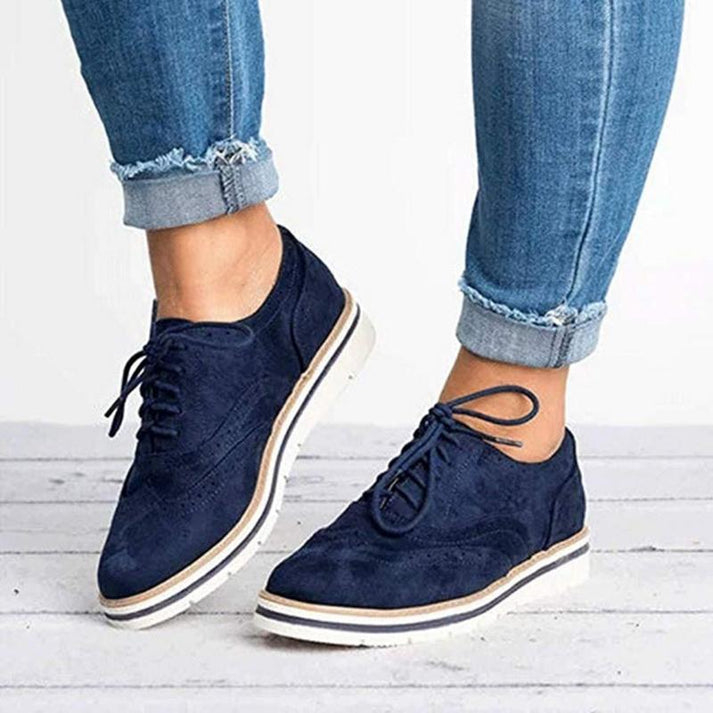 Oxford-Schuhe für Damen mit Schnürung