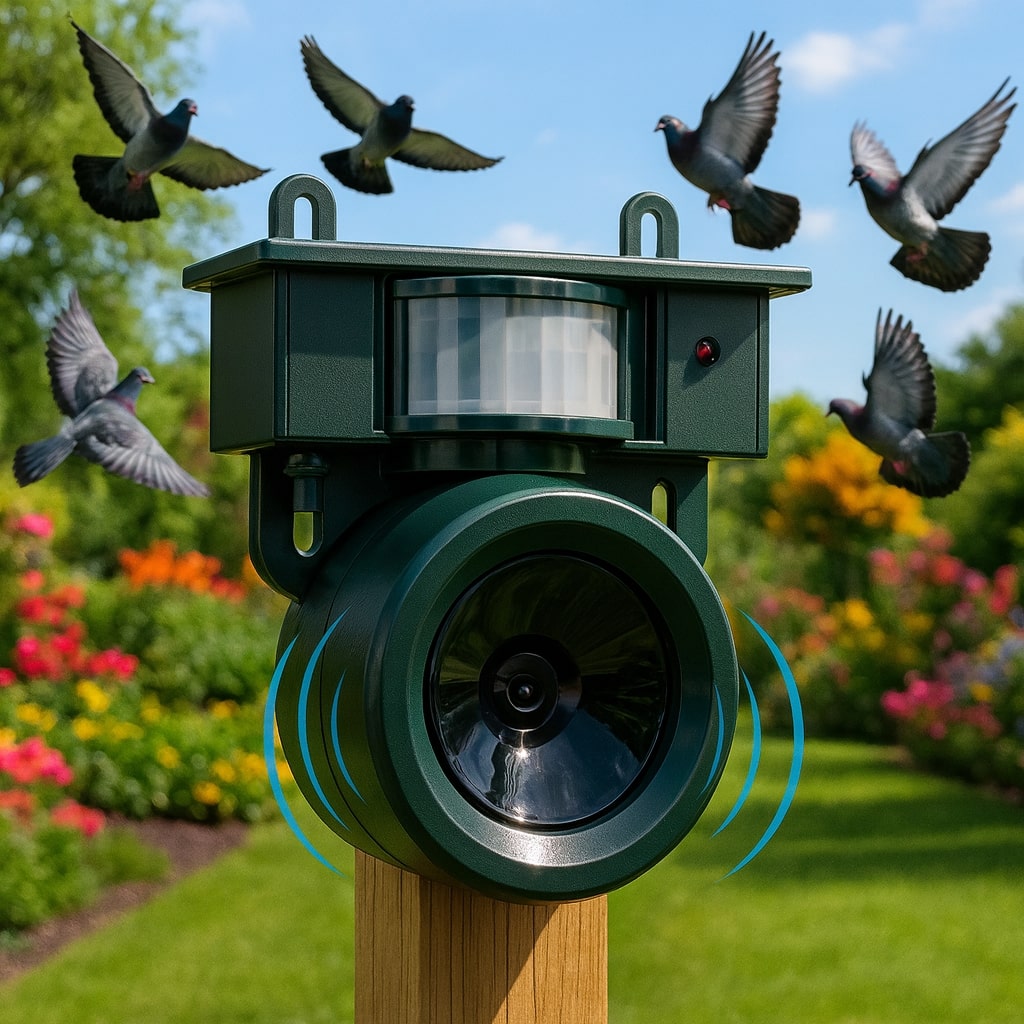 Taubenabwehr für Balkon und Garten | Vogelabwehrgerät