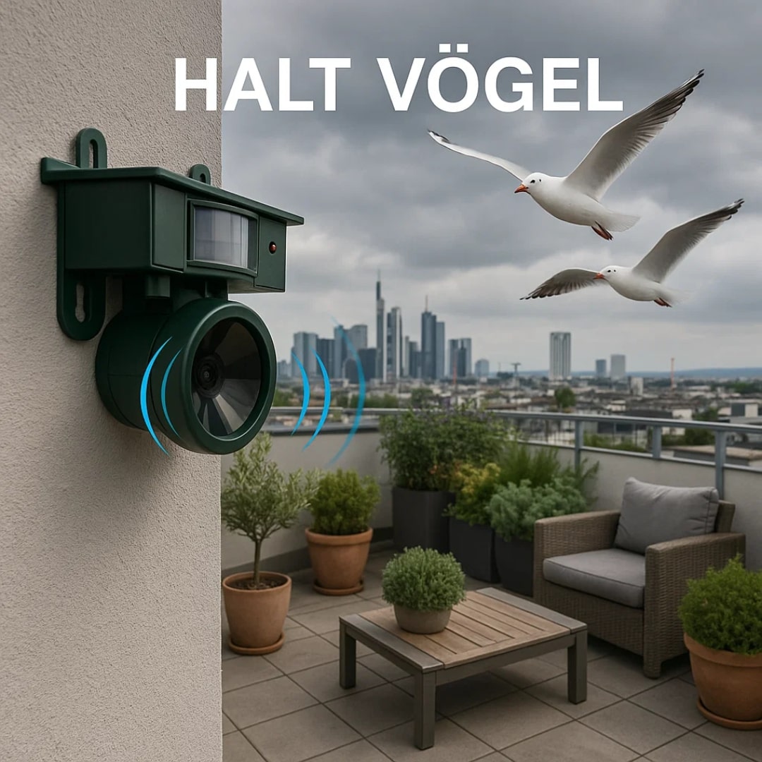 Taubenabwehr für Balkon und Garten | Vogelabwehrgerät