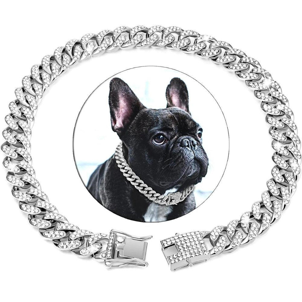 Goldenes Kettenhalsband für Hunde
