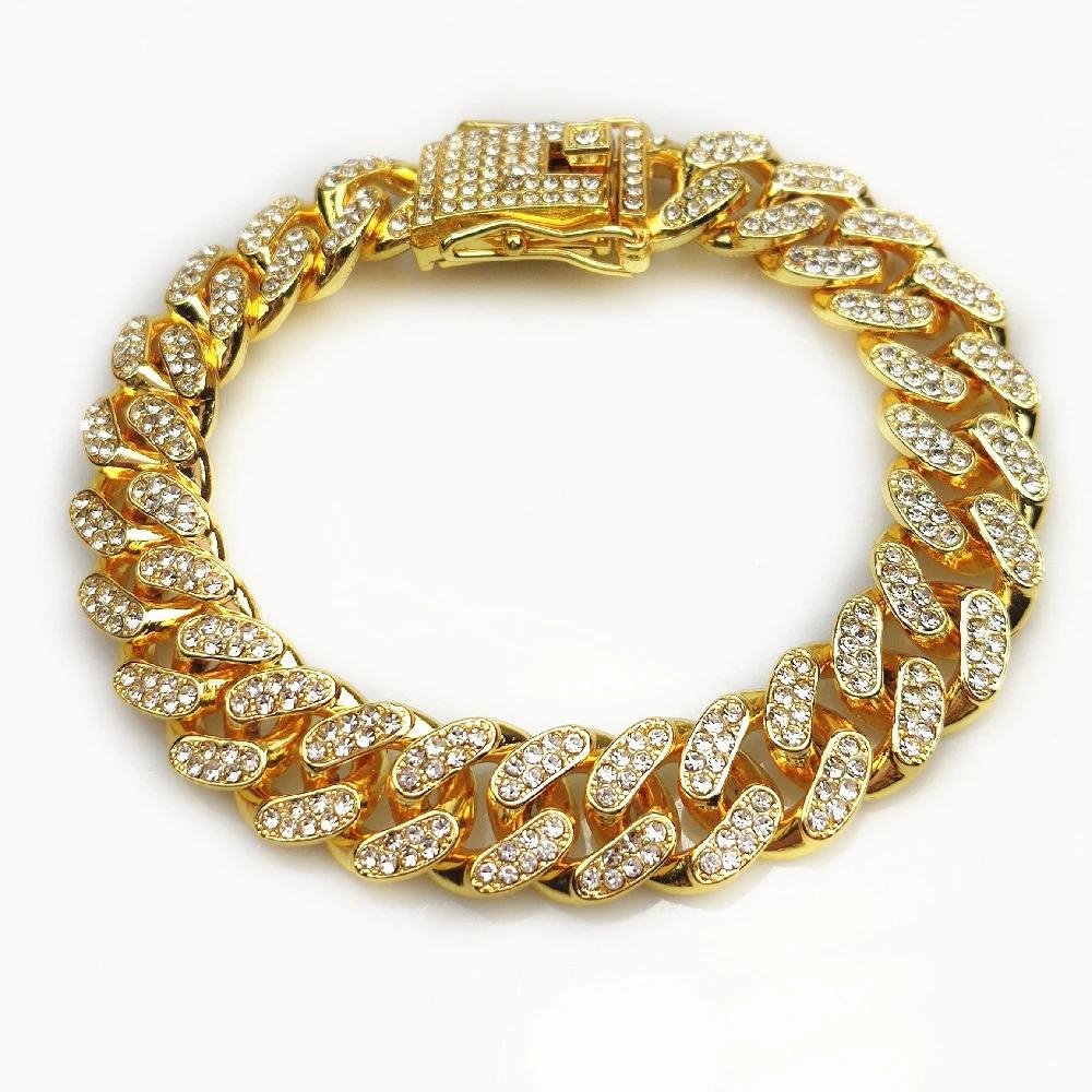 Goldenes Kettenhalsband für Hunde