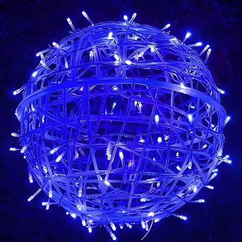 Kugelförmige LED-Lichterkette für die Aussen- und Innendekoration
