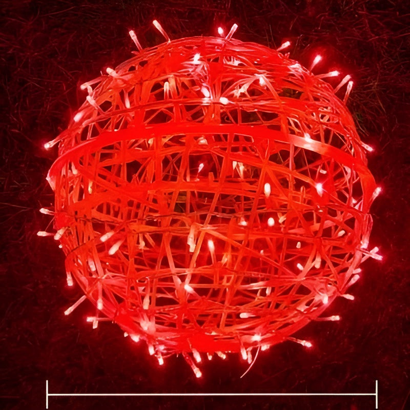 Kugelförmige LED-Lichterkette für die Aussen- und Innendekoration