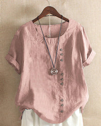 Damenbluse mit Knöpfen