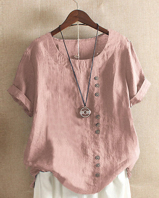 Damenbluse mit Knöpfen