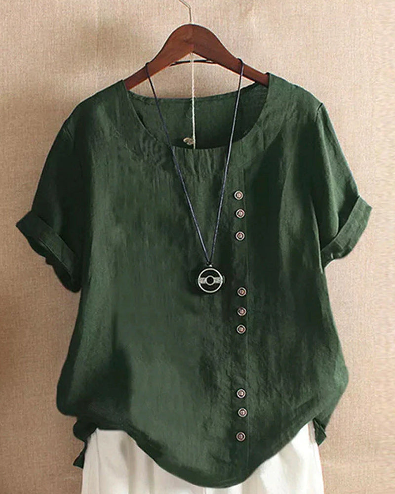 Damenbluse mit Knöpfen