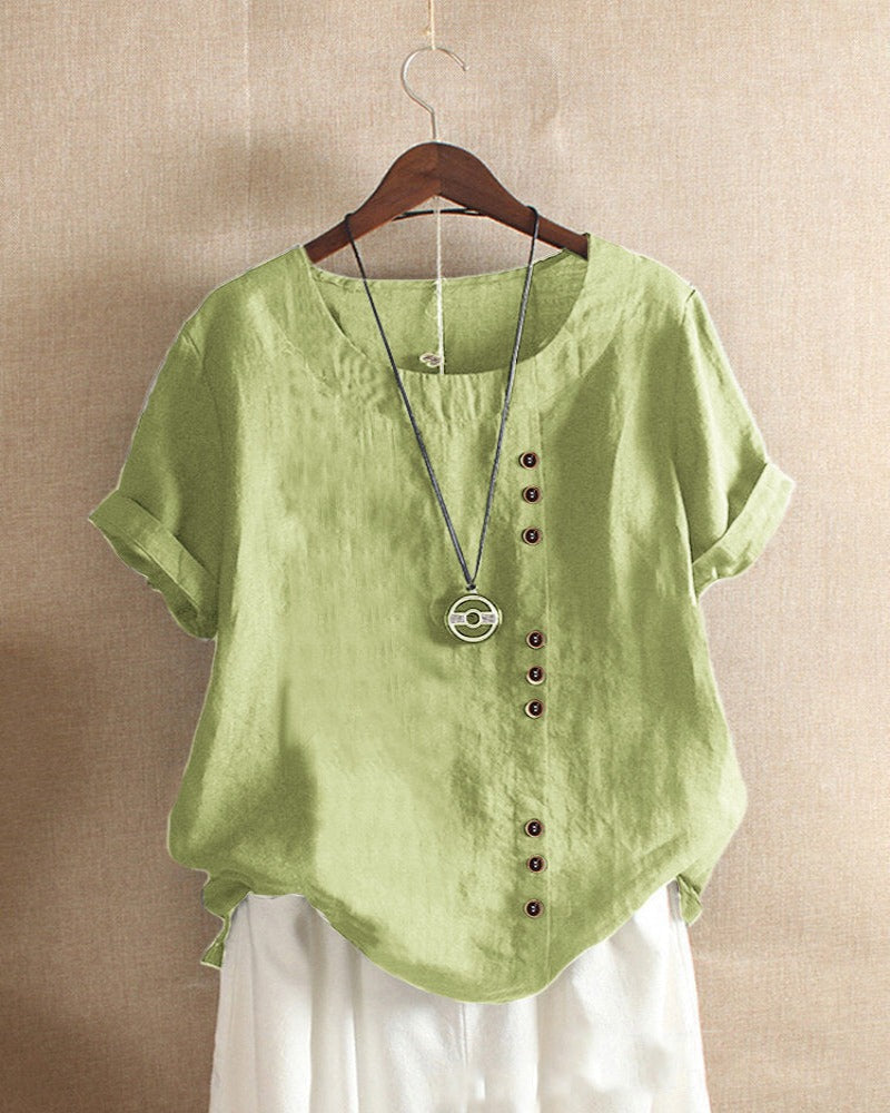 Damenbluse mit Knöpfen