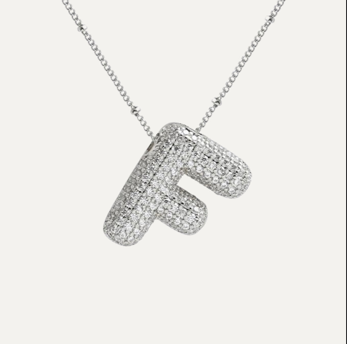 Diamant-Buchstaben-Halskette