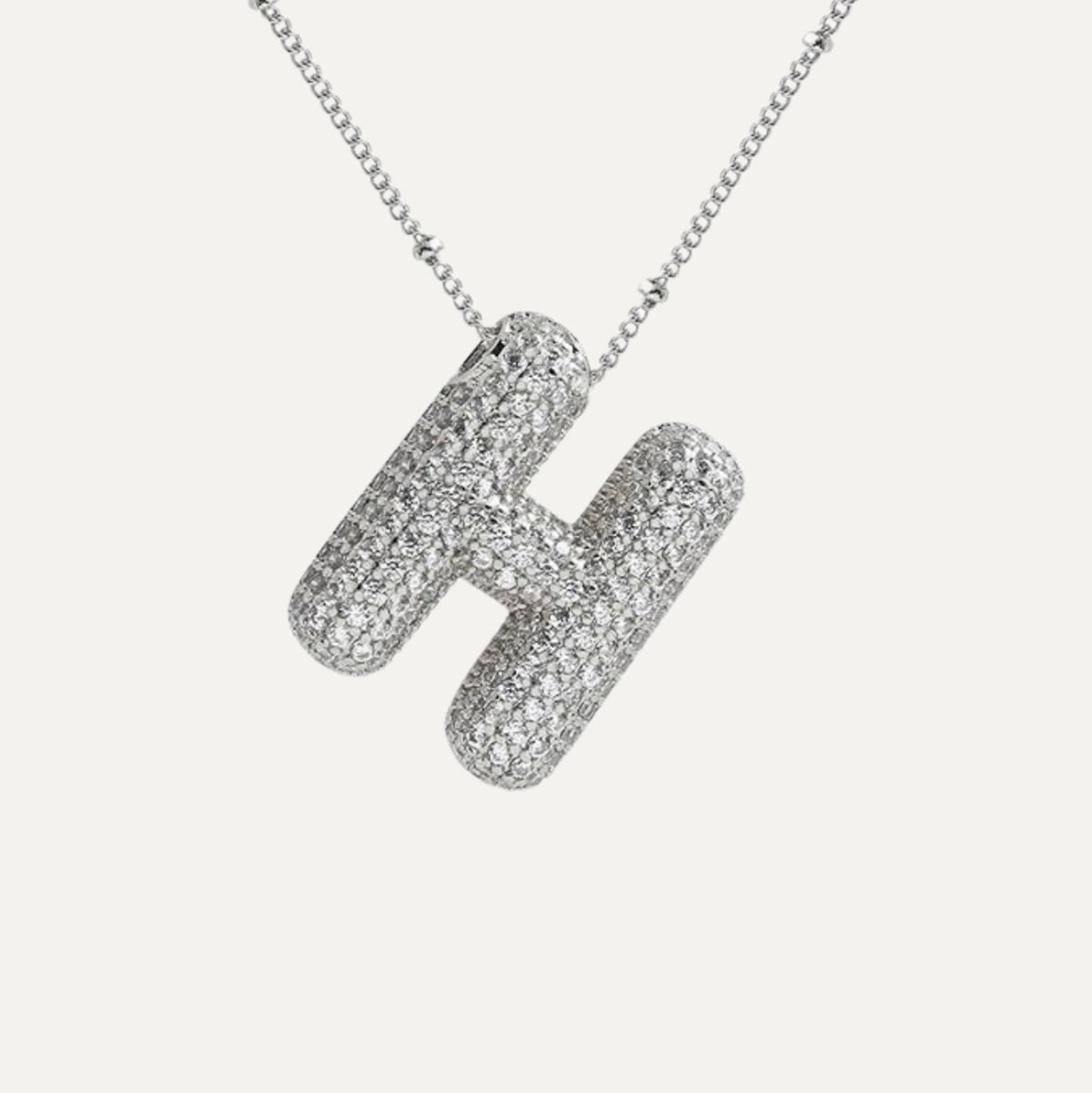 Diamant-Buchstaben-Halskette