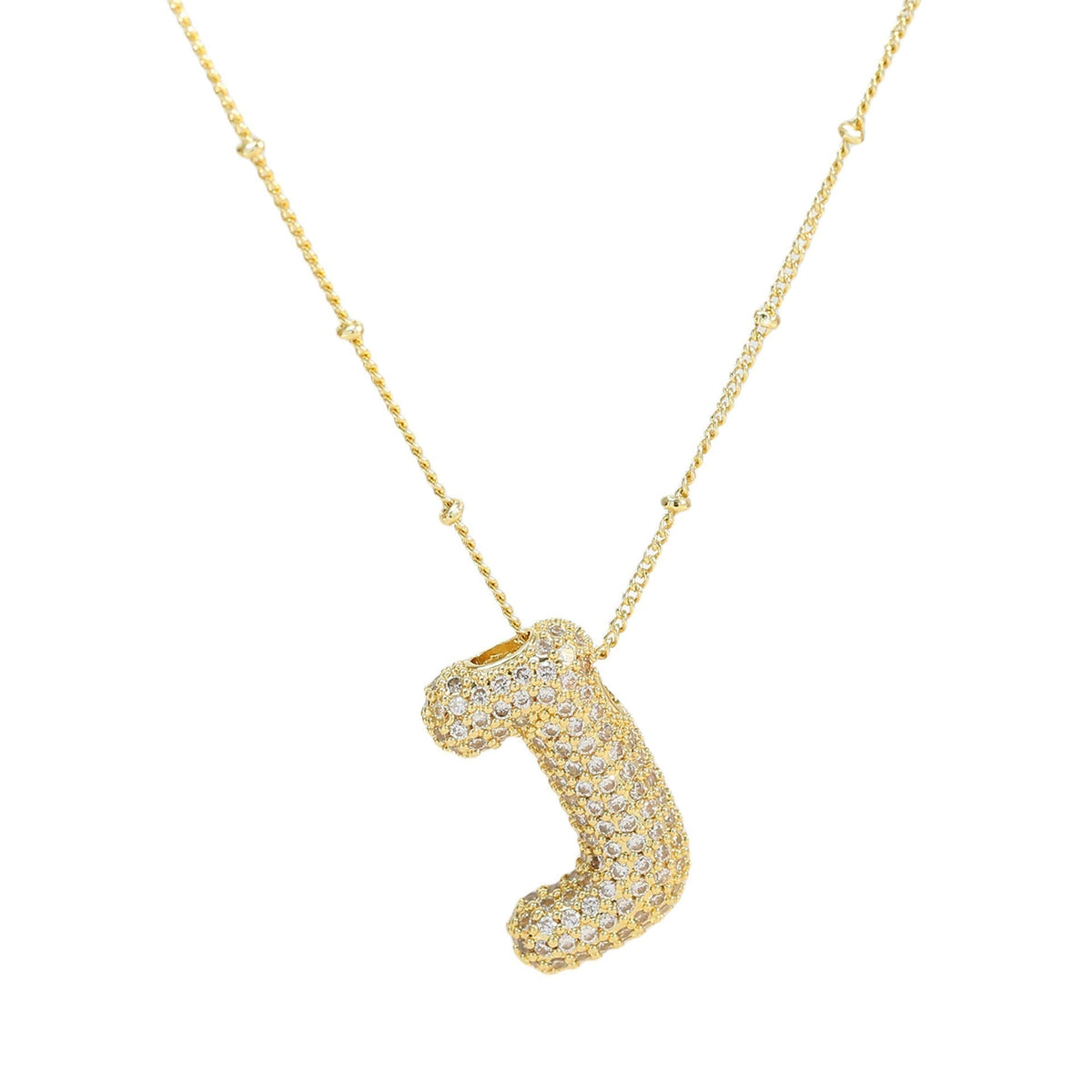 Diamant-Buchstaben-Halskette