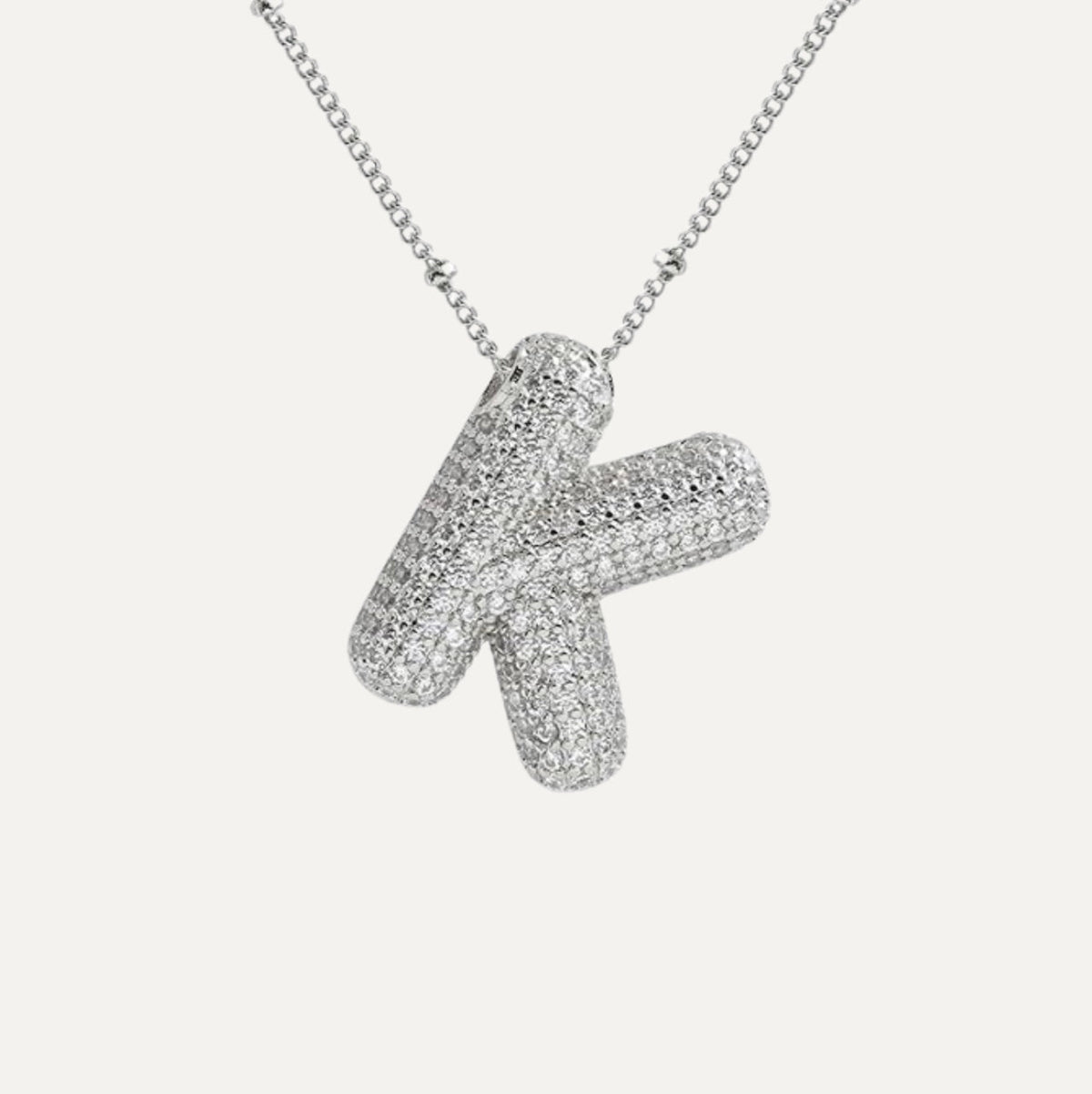 Diamant-Buchstaben-Halskette