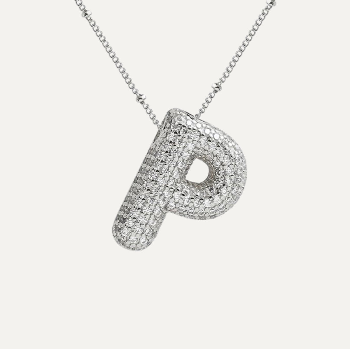 Diamant-Buchstaben-Halskette