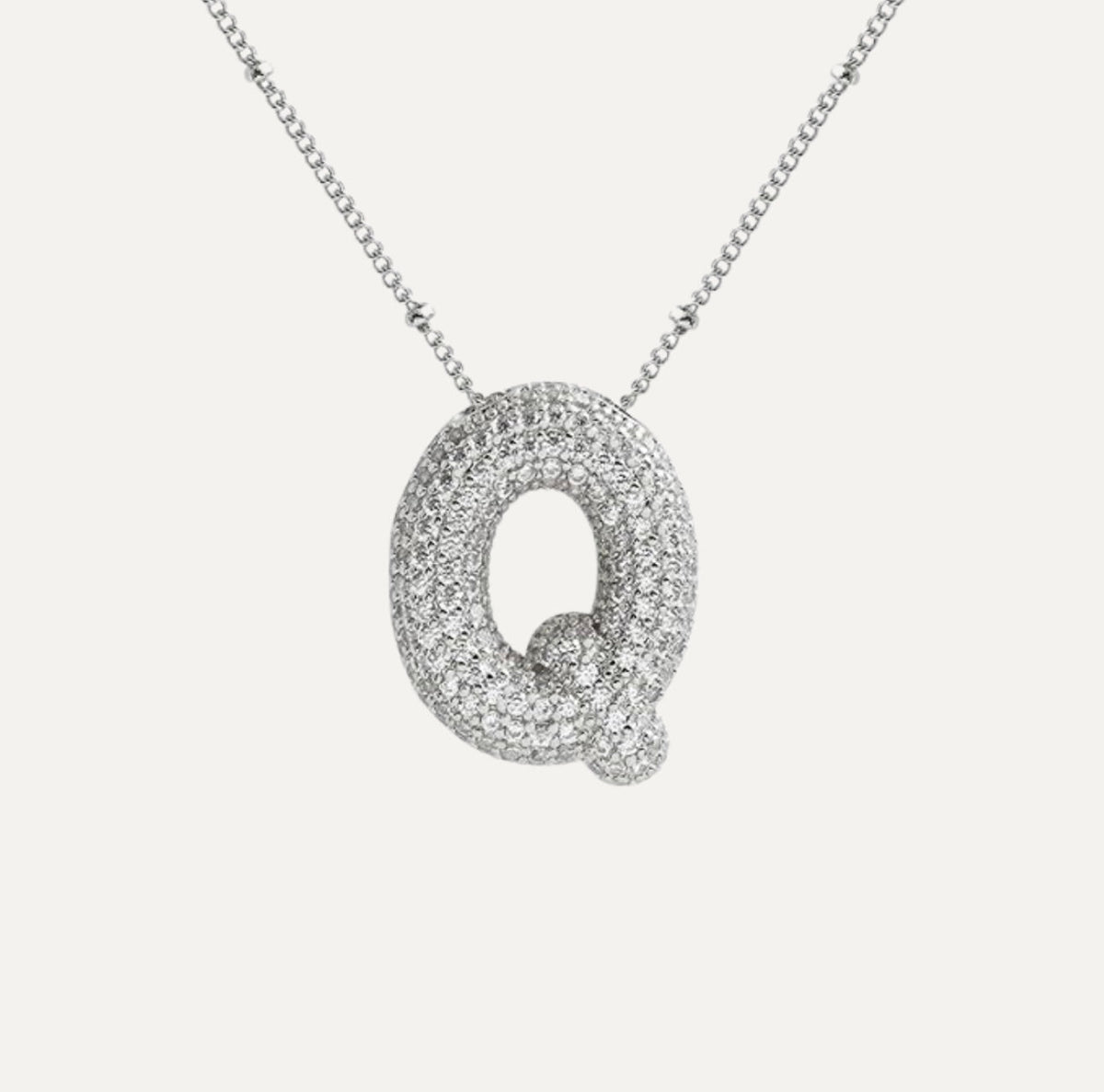 Diamant-Buchstaben-Halskette