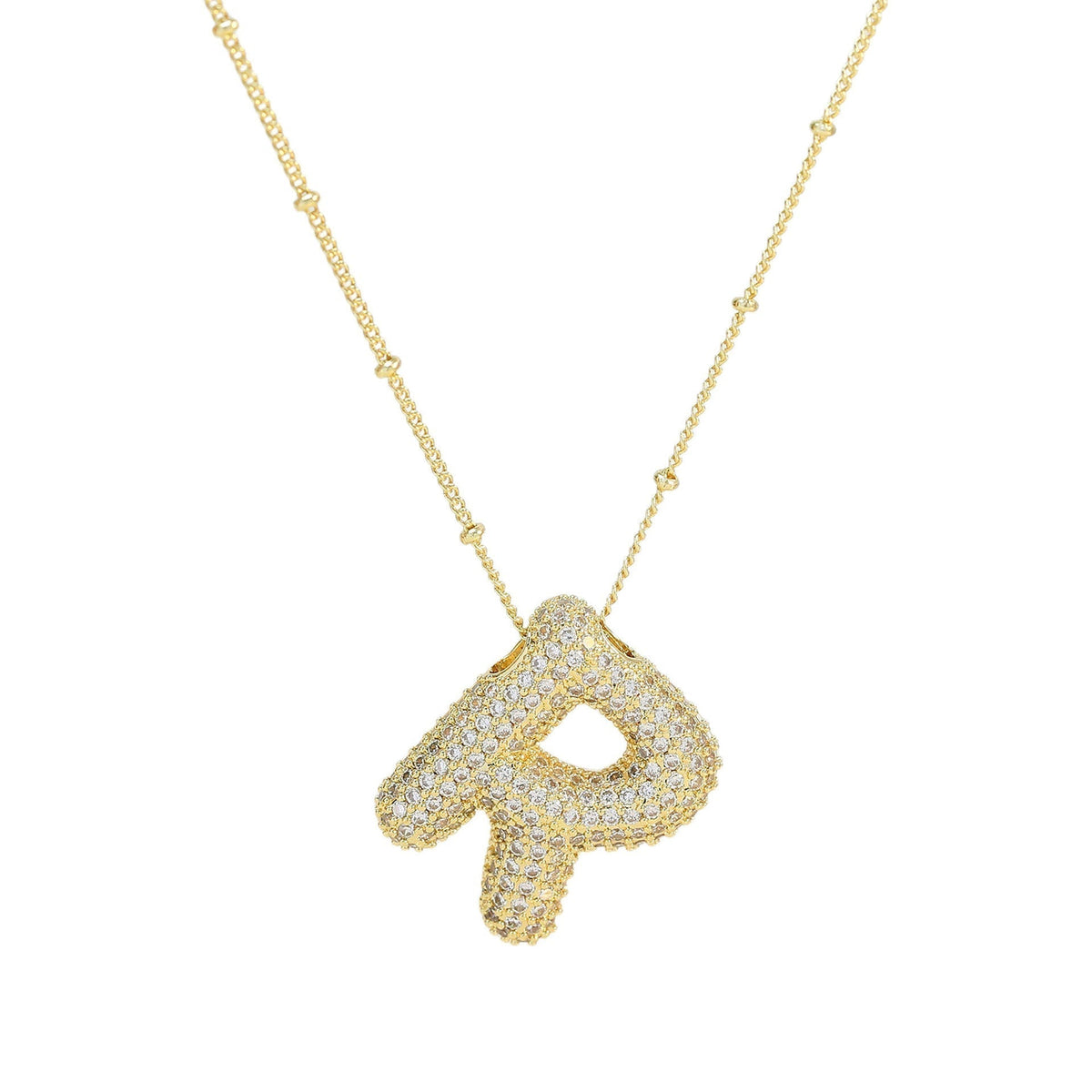 Diamant-Buchstaben-Halskette