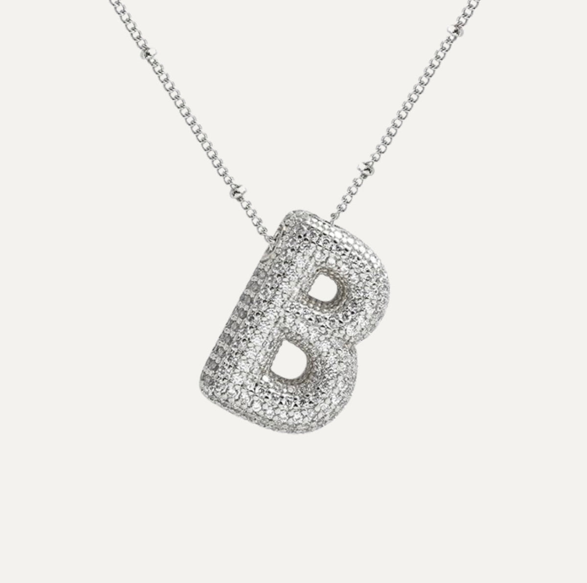 Diamant-Buchstaben-Halskette