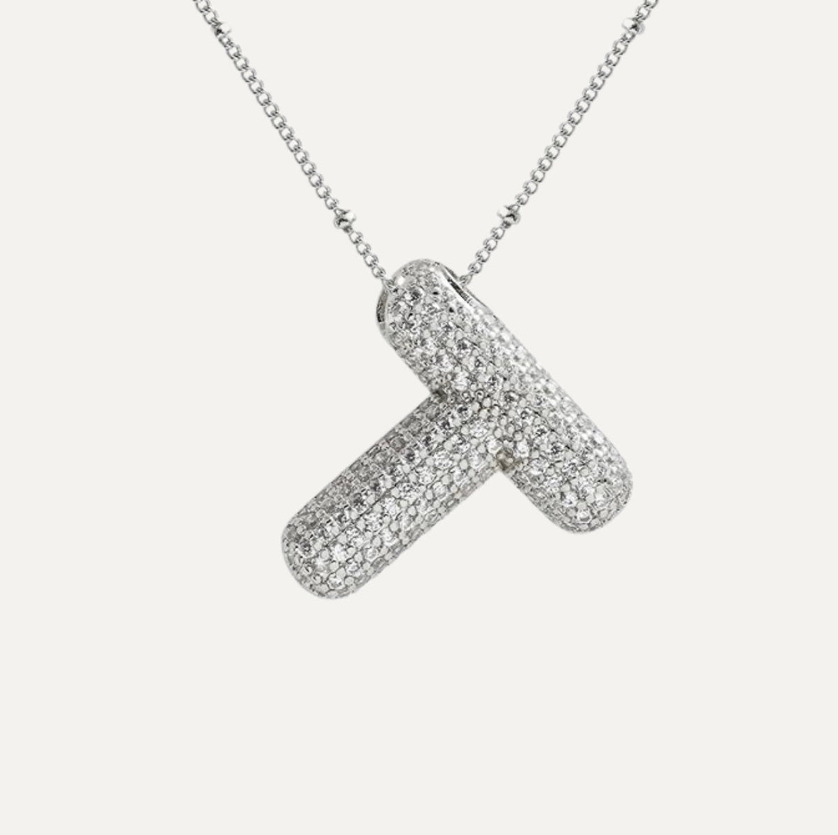 Diamant-Buchstaben-Halskette