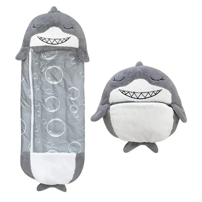 Kinder 2-in-1 Schlafsack und Plüschtier