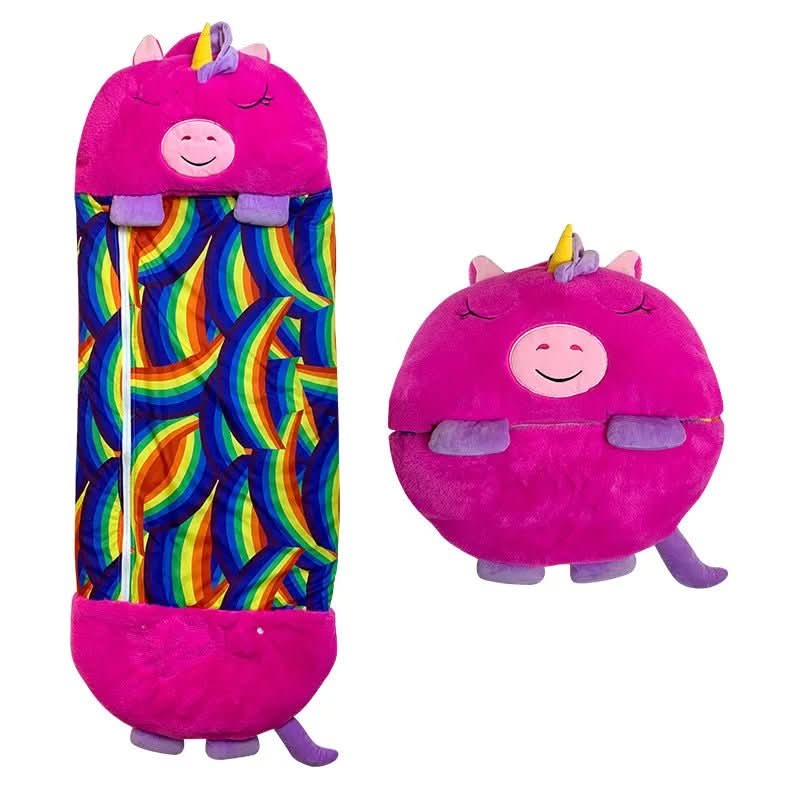 Kinder 2-in-1 bequemer Schlafsack und Plüschtier