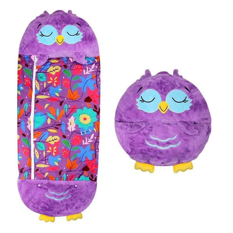 Kinder 2-in-1 bequemer Schlafsack und Plüschtier