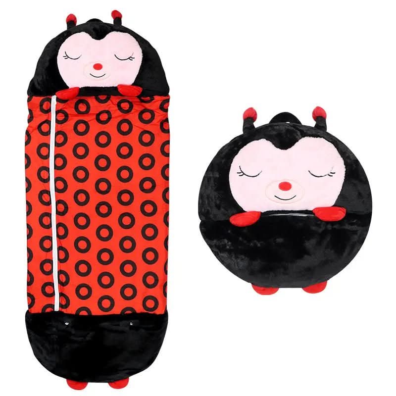Kinder 2-in-1 bequemer Schlafsack und Plüschtier