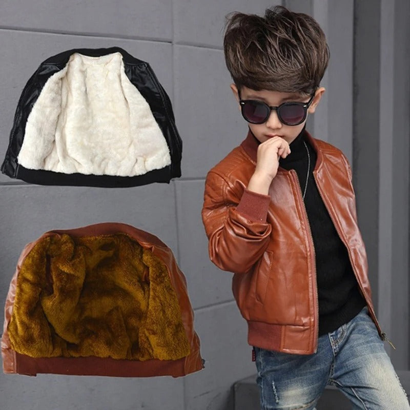 Kinderlederjacke