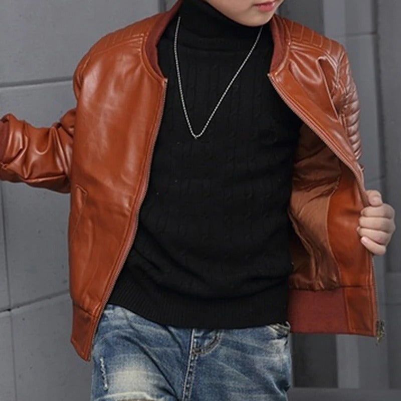Kinderlederjacke