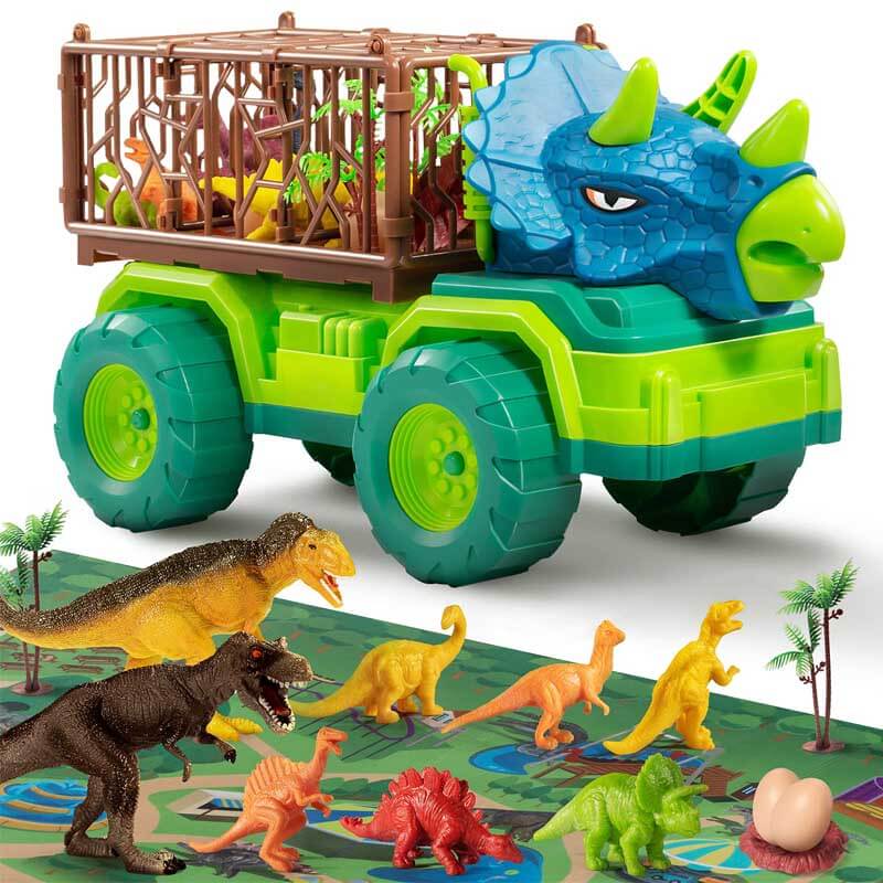 Kinder Dinosaurier Transport-LKW und Figuren Spielset