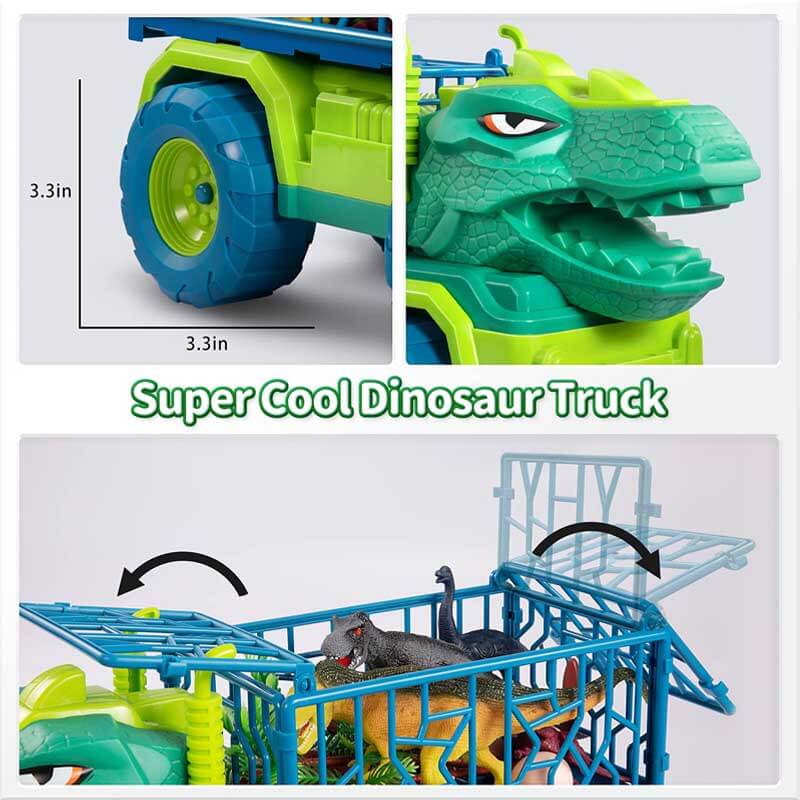 Kinder Dinosaurier Transport-LKW und Figuren Spielset