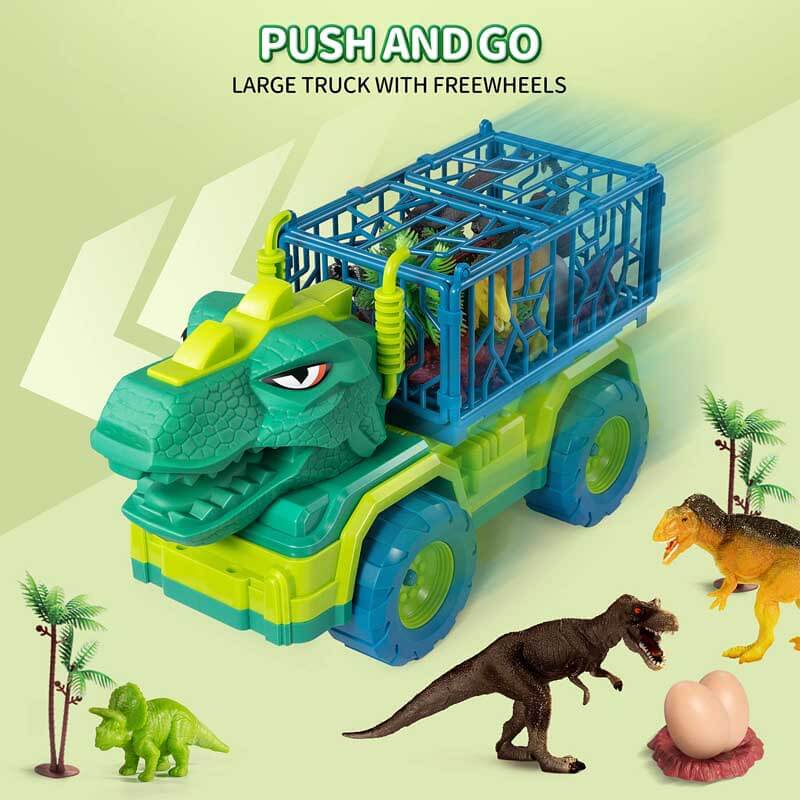 Kinder Dinosaurier Transport-LKW und Figuren Spielset