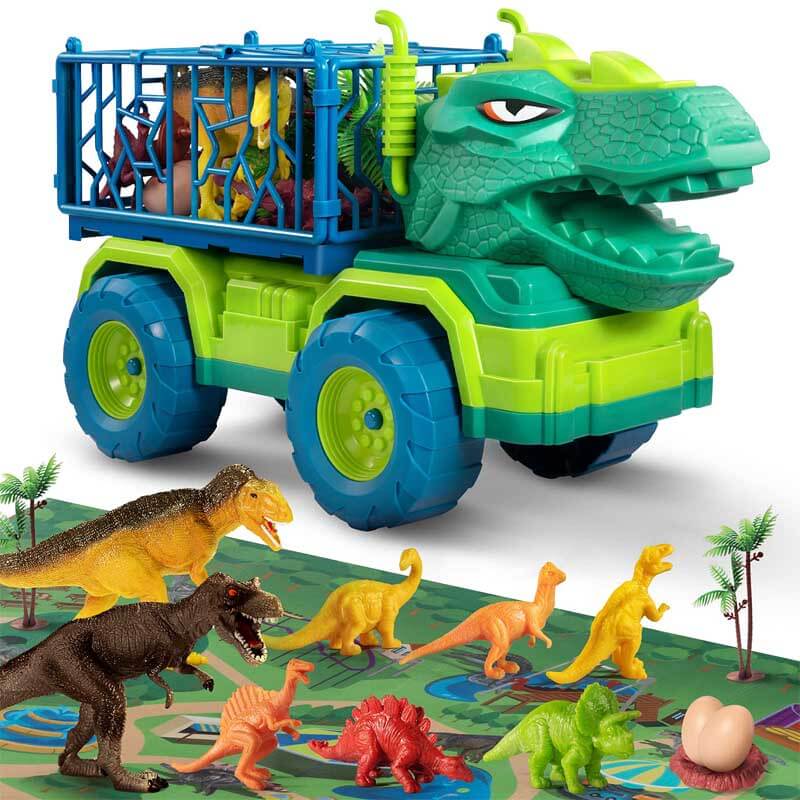 Kinder Dinosaurier Transport-LKW und Figuren Spielset
