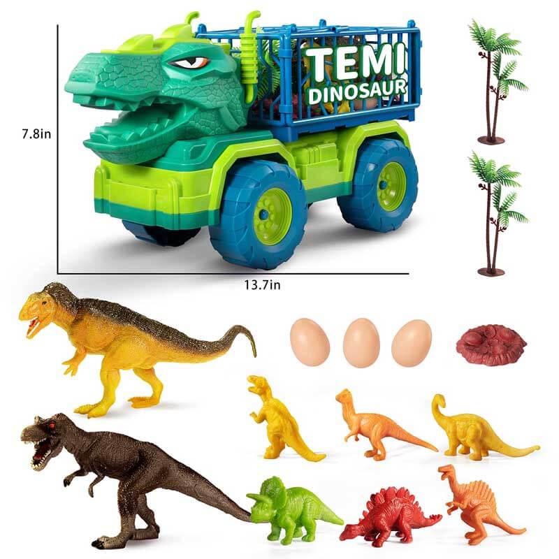 Kinder Dinosaurier Transport-LKW und Figuren Spielset