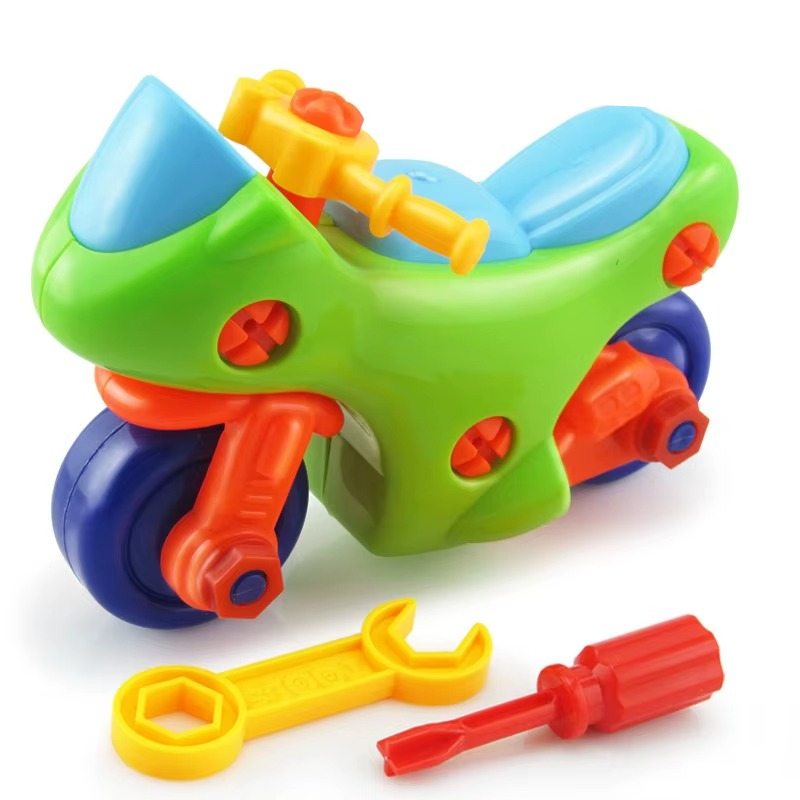 Kinder DIY Fahrzeugbauset – Zusammenbaubares Spielzeugauto Schraubset