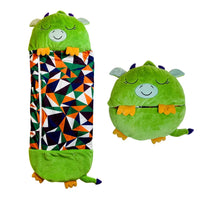 Kinder-Schlafsack und Plüschtier-Kombination - mit Tiermotiv