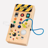 Kinder LED Busyboard Spielzeug mit Knöpfen und Schaltern