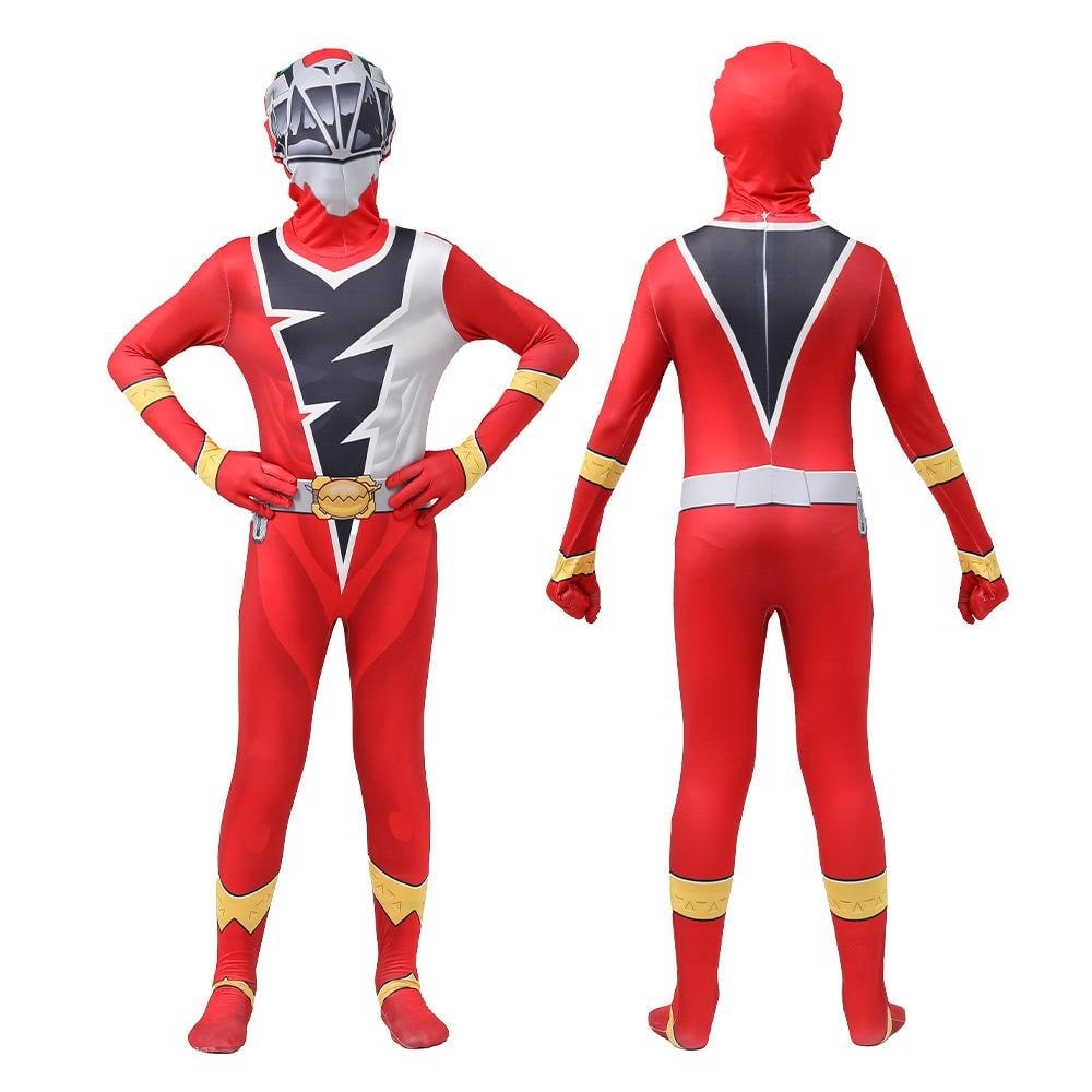 Kinder Superhelden Kostüm Overall mit Maske für Cosplay und Halloween