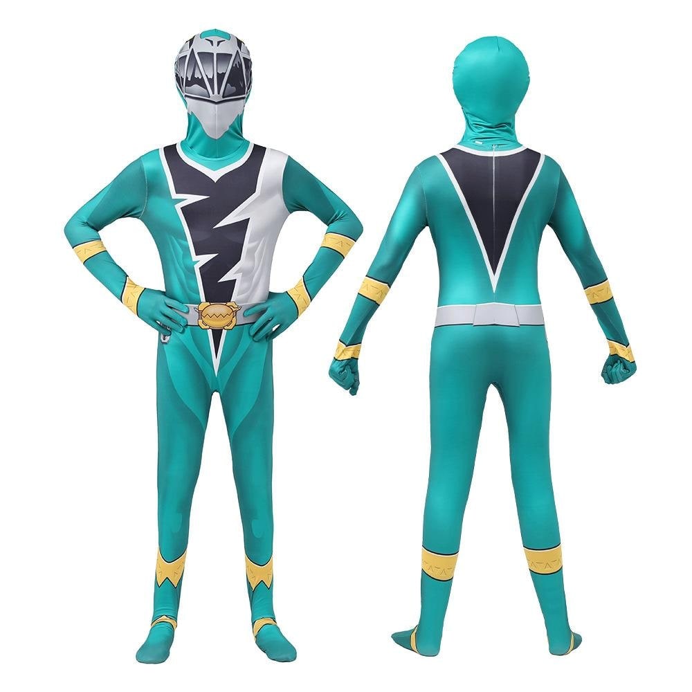 Kinder Superhelden Kostüm Overall mit Maske für Cosplay und Halloween