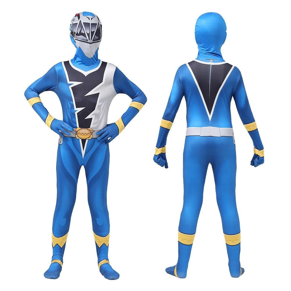 Kinder Superhelden Kostüm Overall mit Maske für Cosplay und Halloween