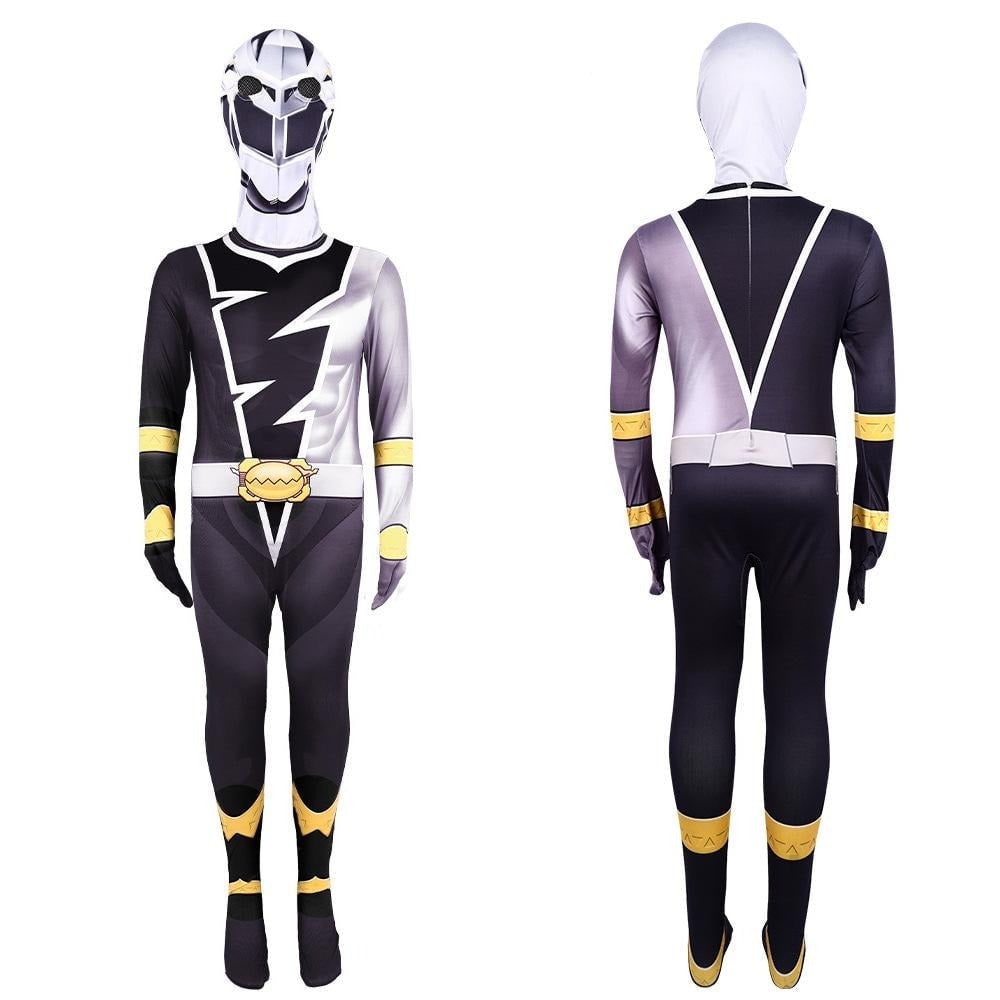 Kinder Superhelden Kostüm Overall mit Maske für Cosplay und Halloween