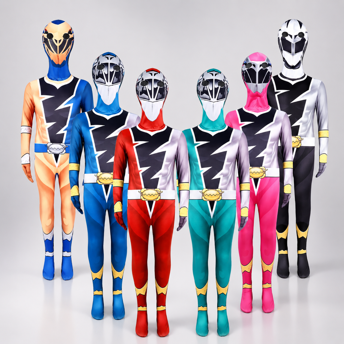 Kinder Superhelden Kostüm Overall mit Maske für Cosplay und Halloween