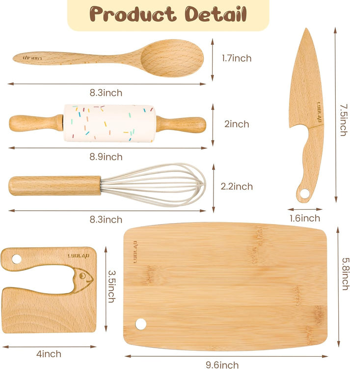 Kinder-Backset aus Holz