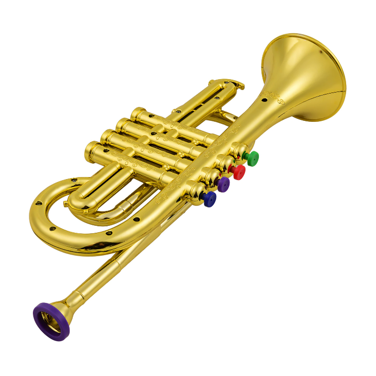 Kinder Spielzeug Trompete Simulationsmusikinstrument