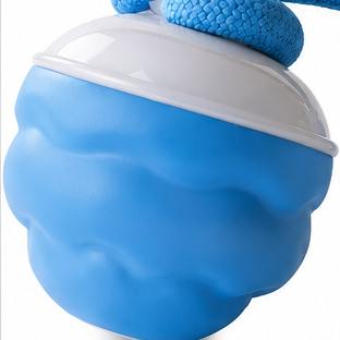 Geräuschaktivierter, interaktiver rollender Ball für Hunde